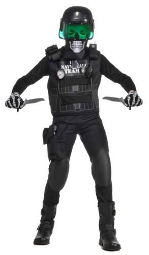 Deluxe Child Black Team 6 Costume