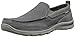 Skechers USA Men's Superior Milford Slip-On Loafer, Charcoal/Gray, 9 D US