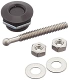 Quik-Latch Products QL-25-SB1 1" Diameter Black Anodized Aluminum Mini Quick Release Latch