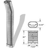 6'' x 36'' DuraLiner Oval Flex Chimney Relining Pipe - 4636-OF by M&G DuraVent