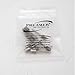 Chiloskit 10 Pics Diamond Grinding Bits Rotary Burr Set, 8mm Head Mounted Points Grinding Bit for Stone Carving, DIY Grinding, Polishing, Engraving, 1/8 Shank Suit Most Rotary Tool