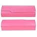 Aluminum Eyeglass Cases with Magnetic Closure - Lightweight Protective Glasses and Sunglasses Holders - Pink - Medium Size