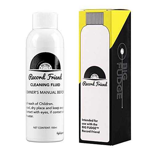 Vinyl Record Cleaning Solution - 150ml (5.1oz) Refill Bottle for Use with Big Fudge Record Friend | Keep Your Collection Sounding Fresh As Ever!
