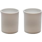 2Pcs 100ml PTFE Beaker Low Form Polytetrafluoroethylene Chemistry Labware