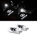 Black Menba 2 Pcs Universal Car Projection LED Projector Door Shadow Light Welcome Light Laser Emblem Logo (LEXUS)