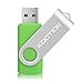 Kootion Custom 20pcs 1GB USB Flash Drive 4 GB Thumb Drives Custom-Logo Memory Stick Swivel Pen Drive