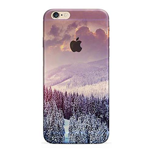 FancyCase Compatible with iPhone 8 Plus/iPhone 7 Plus-Scenic Mountain Pattern Soft TPU Protective iPhone 8 Plus Case/iPhone 7 Plus Case by FancyCase (Winter Forest)