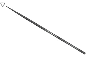 GROBET USA Grobet Swiss Pattern Needle File 7-3/4 Inch Three Square Cut 0