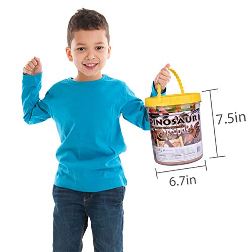 image for FUN LITTLE TOYS 32PCs Party Favors for Kids, Mini Dinosaur Figures Toy