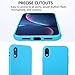 Pofesun Soft Silicone Case Designed for iPhone XR, 5 Pack Ultra Thin Slim Fit Soft Matte Finish Grip Anti-Scratch Protective Cover Compatible for iPhone XR 6.1 Inch-White, Pink, Blue, Mint, Purple