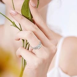 Vito 925 Sterling Silver Anxiety Fidget Ring for