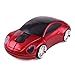 HDE 2.4GHz Sports Car Shape Wireless Ergonomic Optical Mouse with Adjustable DPI (Spider Red)