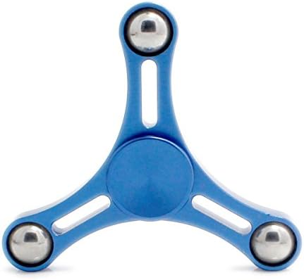Tri-Fidget Hand Spinner Fidget Spinner ADHD Fidget Toys Stress Relief Toys for Stress and Anxiety Relief Blue