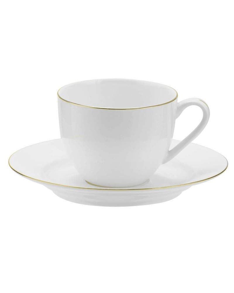 Portmeirion Royal Worcester Serendipity Teacup/Saucer, 220ml - Set of 4