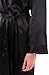 Alexander Del Rossa Women's Lightweight Satin Robe, Long, Medium Black (A0755BLKMD)