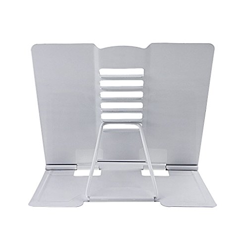 Piano Book Stands & Holders for Reading Large Textbooks Display for Desk Bookrest Document Holder (White)