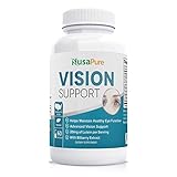Lutein Eye Vitamins: Vision Support Supplement for Dry Eyes with Lutein, Beta Carotene, Bilberry, Grapeseed, Beta-Carotene, Zinc: All Natural Made in the USA: 100% Money Back Guarantee - 60 Capsules