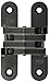 SOSS 216US19 Mortise Mount Invisible Hinge with 4 Holes, Zinc, Black E-Coated Finish, 4-5/8