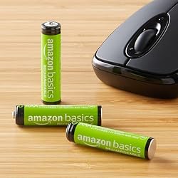 Amazon Basics 12-Pack Rechargeable AAA NiMH