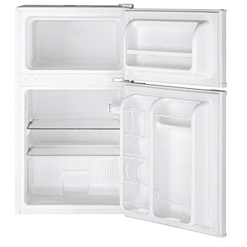 GE Mini Fridge With Freezer 3.1 Cubic Ft. DoubleDoor Design With