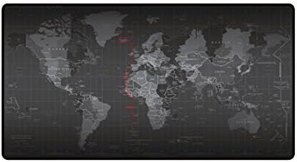 Mouse Pad, JJseason Gaming Mouse Pad Large Computer Mouse Mat Anti-slip Mouse Pads Waterproof Mousepad (World Map)