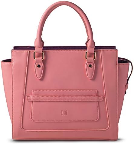 Marsi Bond Designer Womens Handbag - Classic Top Handle Vegan Leather Tote Purse