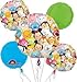 TSUM TSUM by Disney Balloon Bouquet 5 Piece Foil Balloon Birthday Party Supply