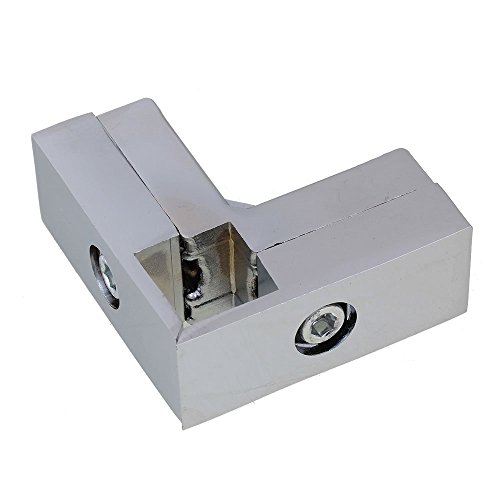 Aluminum Alloy 3 Way L Shape Square Tube Clamp Tube Connector Pipe