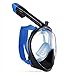 Snorkel Mask Full Face Anti-fog 180° Panoramic Diving Mask Upgraded Breath Free Snorkeling Mask