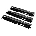 Unicook Universal Replacement Heavy Duty Adjustable Porcelain Steel Heat Plate Shield, Heat Tent, Flavorizer Bar, Burner Cover, Flame Tamer for Gas Grill, Extends from 11.75" up to 21" L, 3 Pack