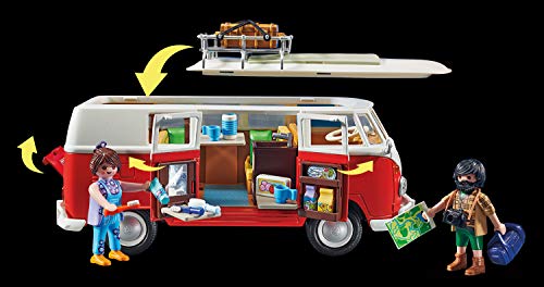 PLAYMOBIL Volkswagen 70176 T1 Camping Bus, Für Kinder ab 5 Jahren – Bild 8