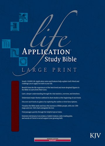 Life Application Study Bible KJV, Large PrintFrom Tyndale House Publishers