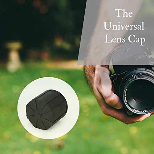 CAJISO Silicone Universal Lens Cap - Fits Most of DSLR Lenses,Protective Scratch Proof Cap, Waterproof,dustproof Lens Cover for 60-110mm Lenses, 2-Pack - Thumbnail 6