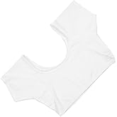 Underarm Sweat Vest, Short Sleeve Sweat Absorption Pullover Design Washable Armpit Sweat Vest Underarm Sweat Pads Armpits Sweat Proof Sweat Protector Sweat Guards for Woman Girls