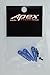 Apex RC Products Blue 25T Futaba / Savox Aluminum Servo Horn - 3 Pack #8027