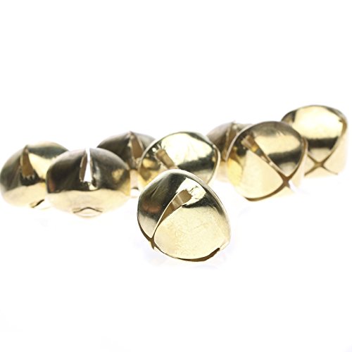 Package of 48 Gold Jingle Bells- 1 inch in Diameter
