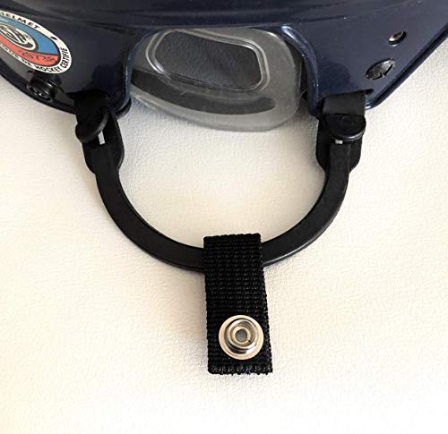 Fix My Gear Hockey Helmet Chin Strap Loops (Black)