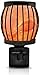 Himalayan Glow Framed Style Salt Night light Lamp with Pink Salt Chunks - Warm Amber Glow, Wall Plug-in & Rotatable Base - Ideal Gift for Home Decor, Offices