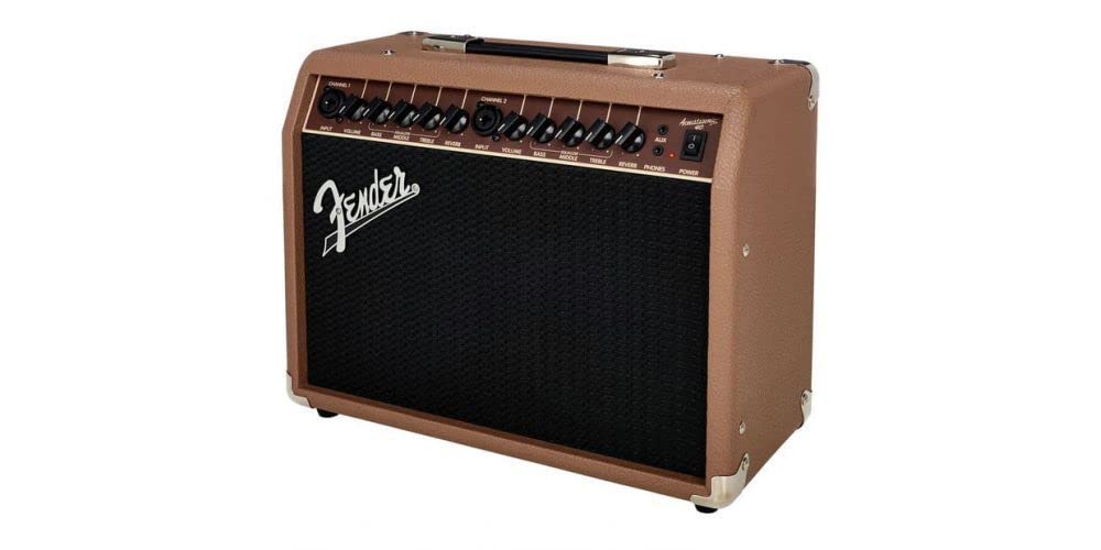 Fender Acoustasonic 40 Combo Amplifier for Acoustic-electric Guitar and Microphone, Simple and Flexible, with Built-in Reverb Effect