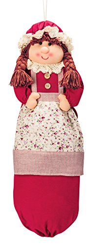 Grocery Bag Holder - Novel Plastic Bag Dispenser, Fun Hanging Storage Shopping Bag Holder