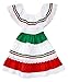 unik Girl's Traditional Mexican Cinco De Mayo Fiesta Dress Red Size 8