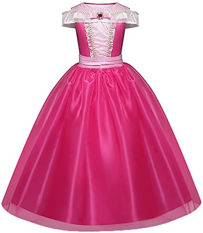 BaiXia Mädchen Cosplay Kostüm Kinder Geburtstags Feier Prinzessin Kleid Aus der Schulter 4