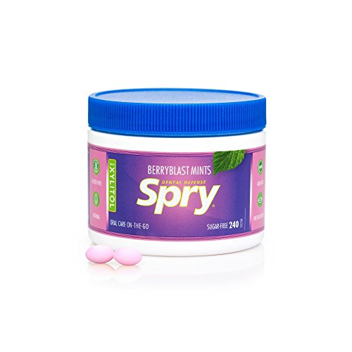 Spry Xylitol Mints, Berry Blast, 240 Count Breath Mints That Promote