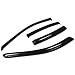 Auto Dynasty Replacement for Acura TL UA6/7 4pcs Tape-On Window Visor Deflector Rain Guard