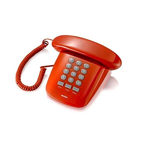 Brondi Sole Telefono Fisso, Rosso Ferrari