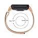 GELISHI Compatible with Garmin Forerunner 35 Watch Bands, Fashion Stainless Steel Milanese Bracelet Replacement Wristbands Strap for Garmin Forerunner 35 Watch - Rose Gold (No Tracker)