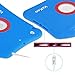VAKOO iPad Mini Case, iPad Mini 3 2 1 Case Kids Proof Shockproof Drop Proof Soft Silicone Portable Light Weight Handle Case Cover for iPad Mini 3, iPad Mini Retina Display and iPad Mini (Blue/Red)