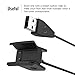 Fitbit Alta HR Charger with Reset Button, MoKo 2PCS [1.8 FT+ 1.8 FT] Replacement USB Charger Charging Cable Cradle Dock Adapter for Fitbit Alta HR Heart Rate + Fitness Wristband, BLACK