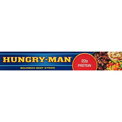 Hungry Man Bourbon Beef Strips, 15 Ounce (frozen)