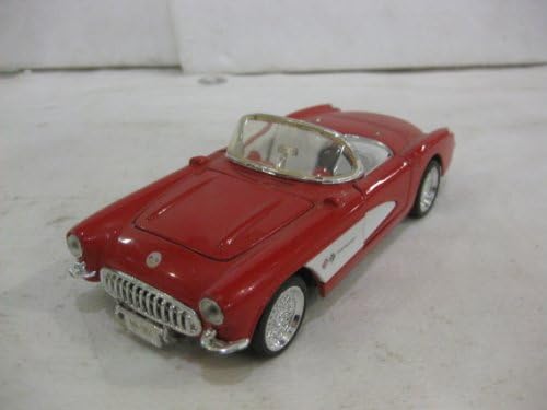 1957 Chevrolet Corvette Convertible In Red Diecast 1:24 Scale By Superior